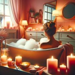 visuel-article-blog-st-valentin-femme-celibataire-dans-un-bain-avec-bougies
